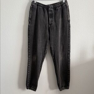 rag & bone Gray Denim Jogger Pants | Size L